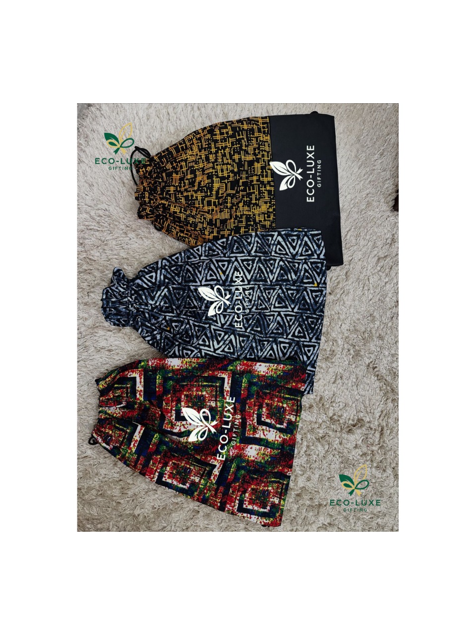 EcoLuxe Drawstring Pouch